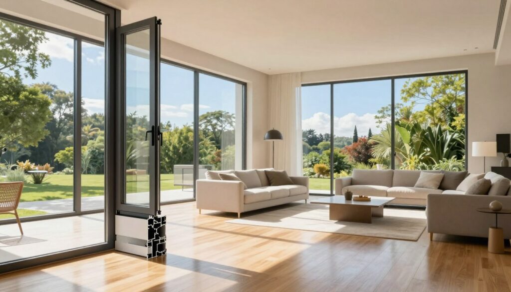 Bodentiefe Fenster für mehr Tageslicht