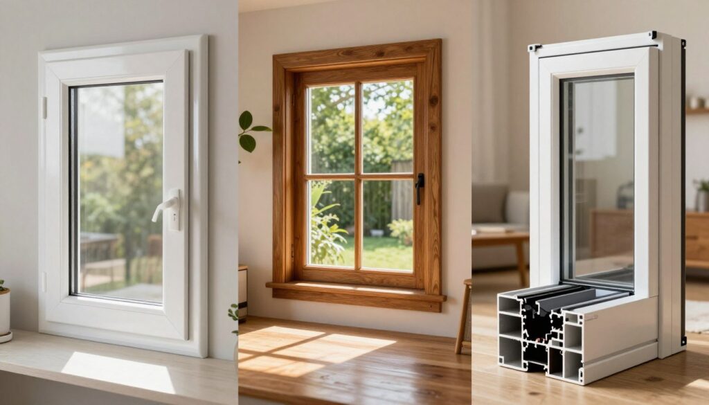 Fenstermaterialien im Vergleich