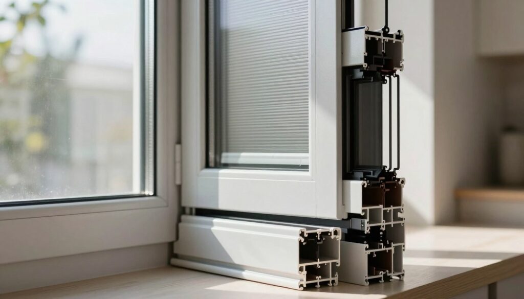 Installation und Funktion von Fenster mit Rollladen