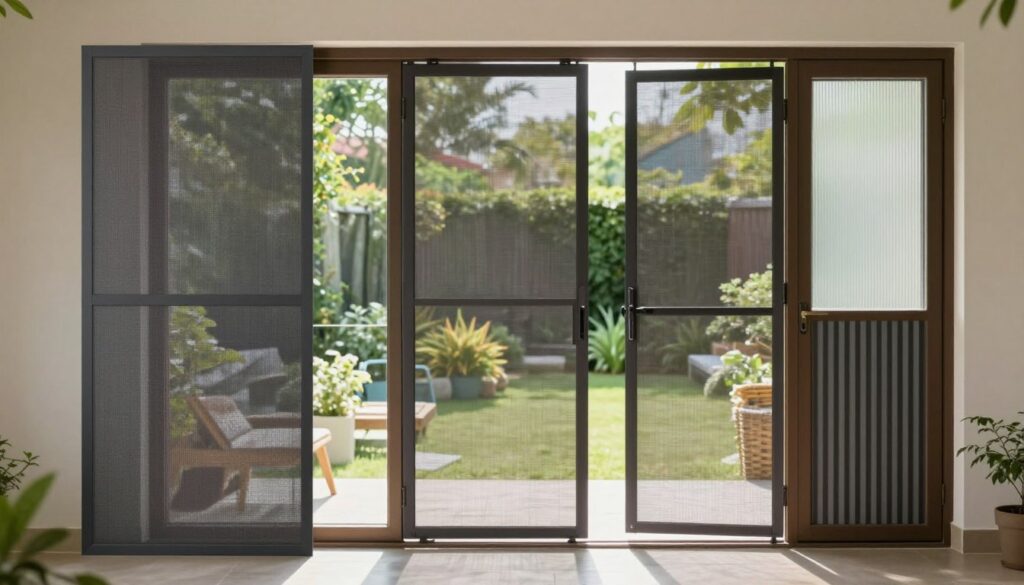 Verschiedene Arten von Insektenschutzgitter für Fenster und Türen