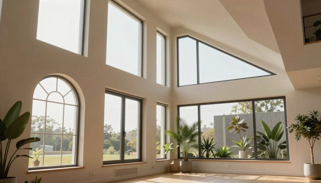 Verschiedene Fensterformen und Fenstertypen für moderne Wohnkonzepte